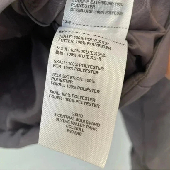 Gymshark‎ Oversized Puffer Jacket Size S Purple Lavender & Pink Slight Cropped - Picture 6 of 10